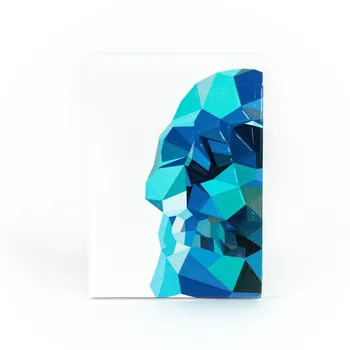 

Memento Mori Blue Playing Cards Poker Size Deck USPCC Custom Limited Edition