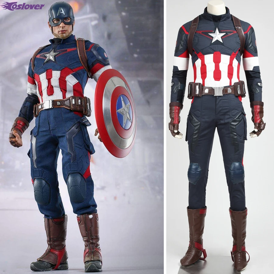 Age of Ultron Captain America Steve Gloves Halloween Cosplay Prop Avengers Age of Ultron Captain America Steve Gloves Halloween Cosplay Prop Avengers