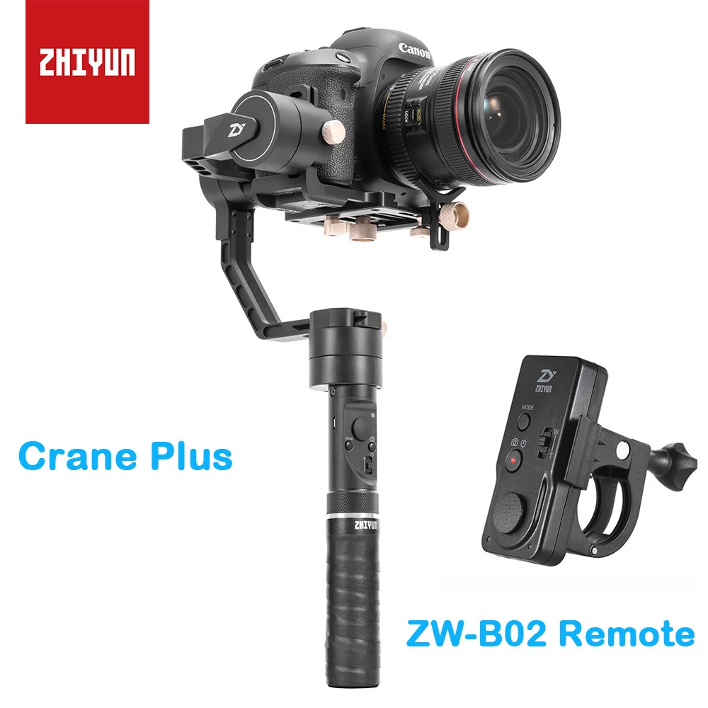 

zhi yun Zhiyun Crane Plus 3-Axis Handheld Gimbal Camera Stabilizer POV Mode for Canon Sony Nikon Mirrorless DSLR Camera