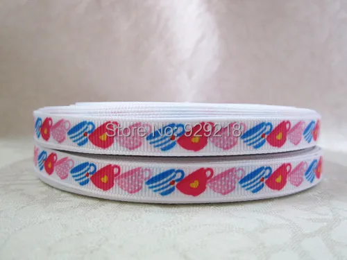 10 ярдов партия 3/8 дюймов 9 мм 14409002 grosgrain лента печатная | Дом и сад