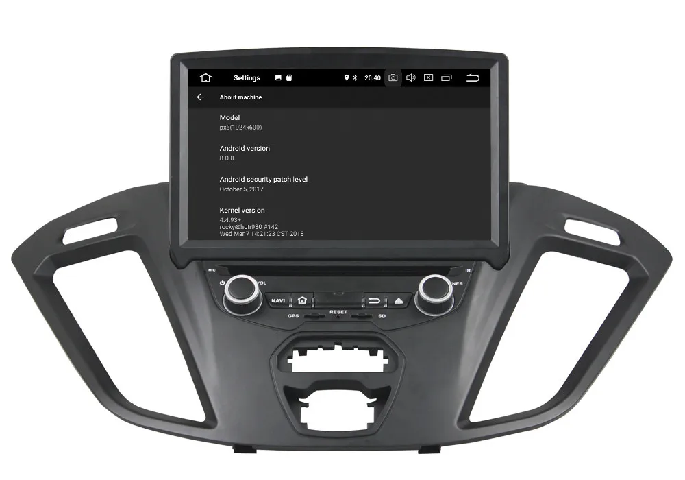 Sale KLYDE 8" 4G WIFI Android 8.0 Octa Core 4GB RAM 32GB ROM Car DVD Multimedia Player Radio Stereo For Ford Transit Custom 2013-2018 5