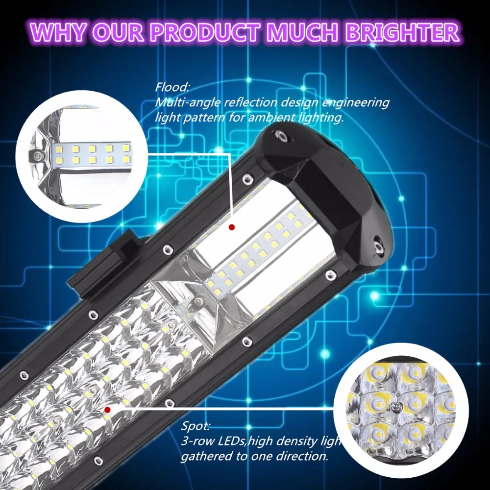 OFFROAD 23 светодиодный свет бар автомобиль внедорожник дальнего 12 В 24 грузовик прицеп универсал Пикап Универсал 4X4 4WD AWD RZR UTE RZR COMBO Луч