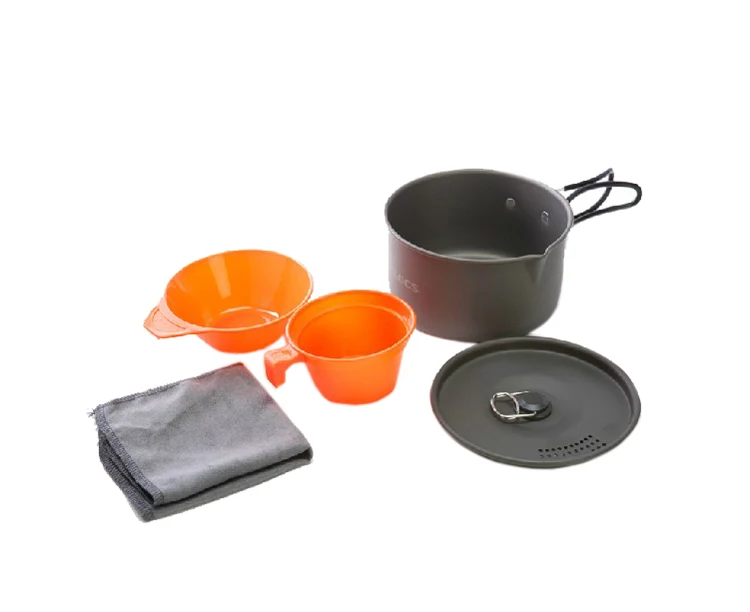 Alocs 1 2 People Cooking Pot Set Ultralight Camping Cook Set CW S03
