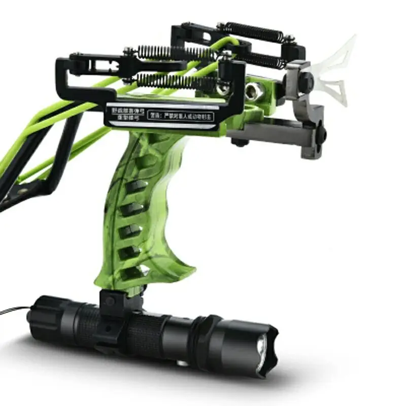 

High Velocity Laser Slingshot Elastic Hunting Fishing Slingshot Shooting Catapult Bow Arrow Rest Bow Sling Shot Crossbow Bolt