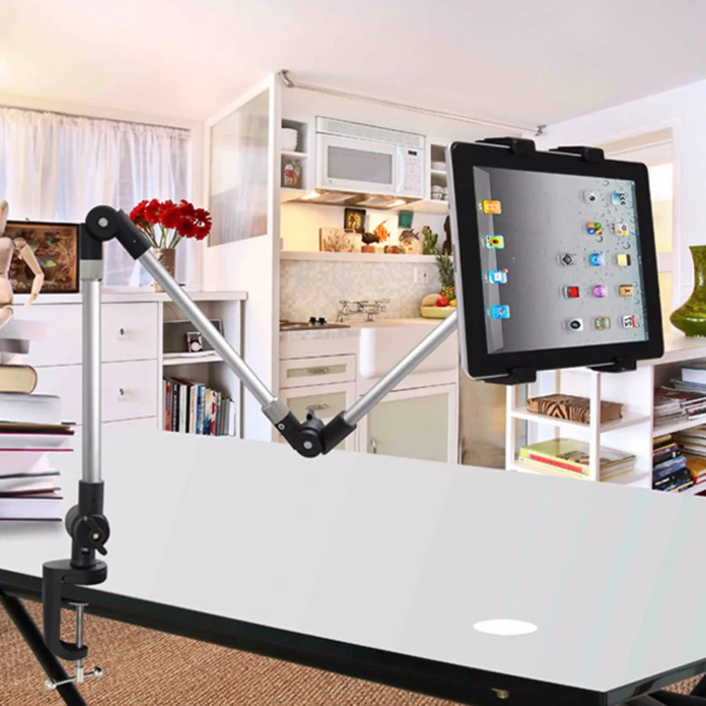 

360 Rotating Flexible 95cm Long Arm Tablet PC Holder Mobile Phone Stand Lazy Bed Table Mount Bracket for iPad Air Mini