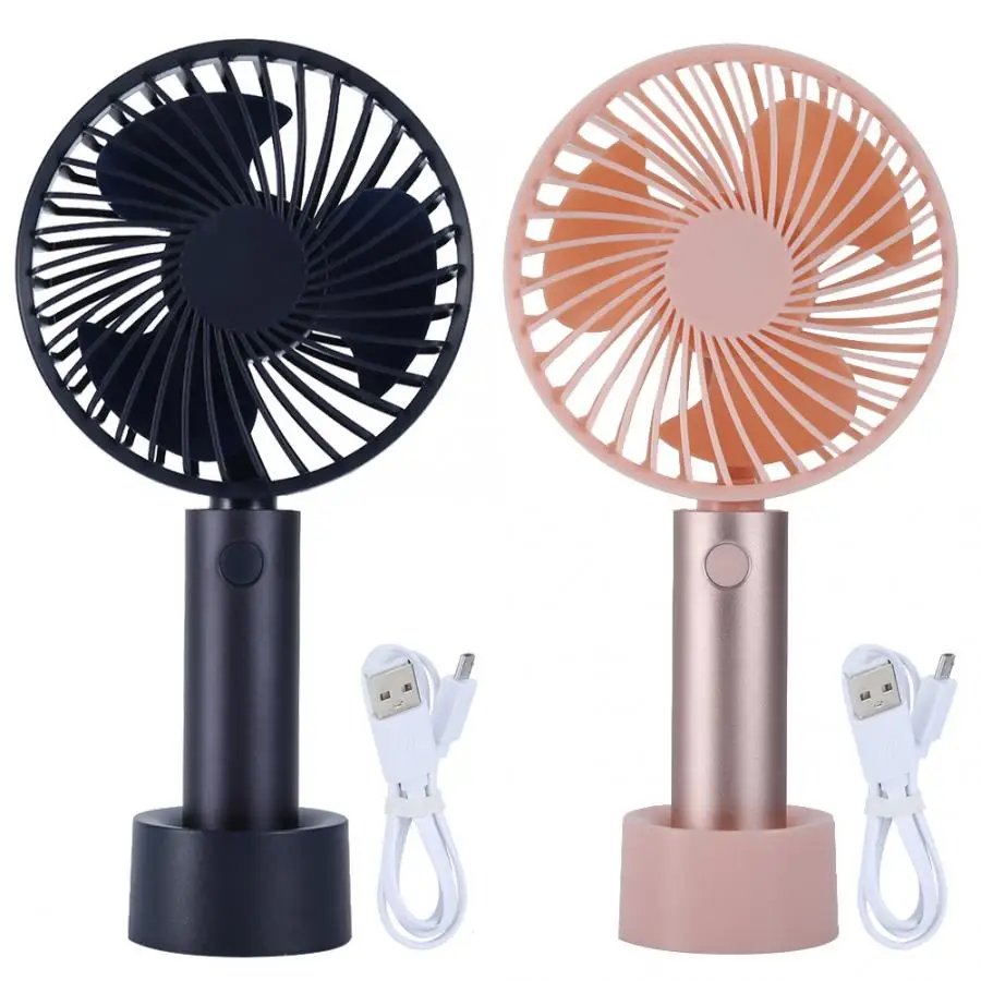 

1Pc Portable Handheld Mini Fan USB Rechargeable Wind Adjustable for Office Aire Acondicionado