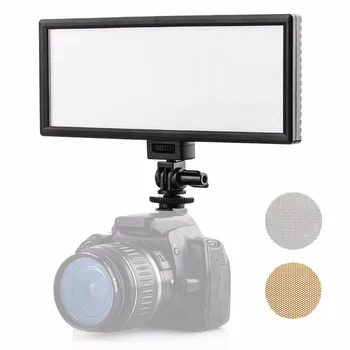 

Viltrox L132B LED Video Light Ultra Thin LCD Display Dimmable Studio LED Light Lamp Panel for DSLR Camera DV Camcorder