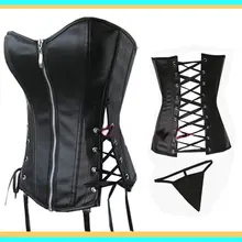 Сексуальное белье из ПВХ шнуровка корсет яркой раскраски 9207 черная Клубная одежда размер S-XL