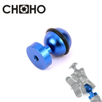 

CNC Aluminum Adapter 360 Degree Rotation Ball Head Mount Tripod 1/4 to 3/8 For GoPro 8 7 6 5 SJCAM SJ5000 Xiaoyi 4K Accessories