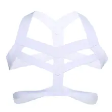 Пикантные Для мужчин белье тела груди Жгут Связывание костюм Холтер шеи для ночного клуба производительность вечерние выдалбливают эластичный Костюмы