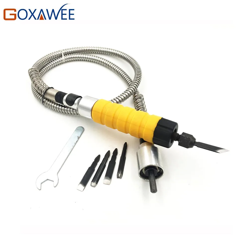 

6mm Flexible Flex Shaft Fits + Carving Handpiece For Dremel Style Electric Drill Rotary Tool Accessories Rotary Grinder Tools