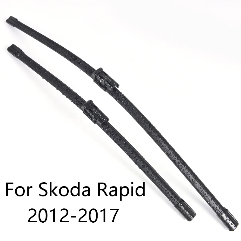 Лезвия очистителей лобового стекла автомобиля для Skoda Rapid form 2012 2013 2014 2015 2016 2017