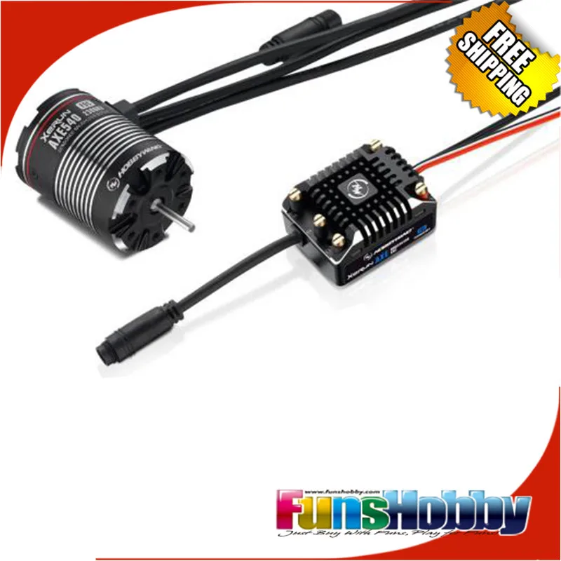 Hobbywing XeRun топор бесщеточный ESC и двигатель AX540 для 1/10 Рок Гусеничный|Детали