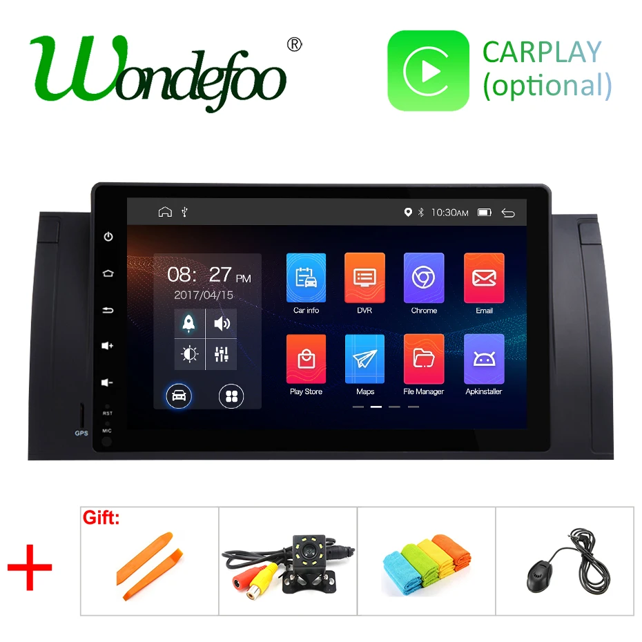 

DSP IPS Android 9.0 64G Car GPS for BMW X5 E53 1999-2006 E39 1995-2003 M5 4G 8 CORE/4 CORE Radio Multimedia Screen no DVD Player
