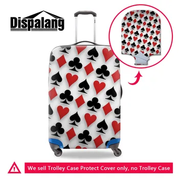 

Brand 3D Poker Pattern Print Trolley Accessories Elastic Waterproof Luggage Cover For 18-30 inch Suitcase Protective Dust Cover