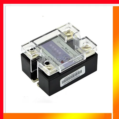 

SSR-40DD (2pcs/Lot) high quality JGX-40F DC3-32v to DC5-220v 40A single phase dc-dc 12v solid state relay, ssr module, relays