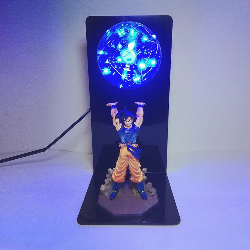 DIY аниме Dragon Ball Z Фигурки Гоку Сын фигурка Коллекционная светодиодный куклы LED лампы игрушки для детей Рождественский подарок