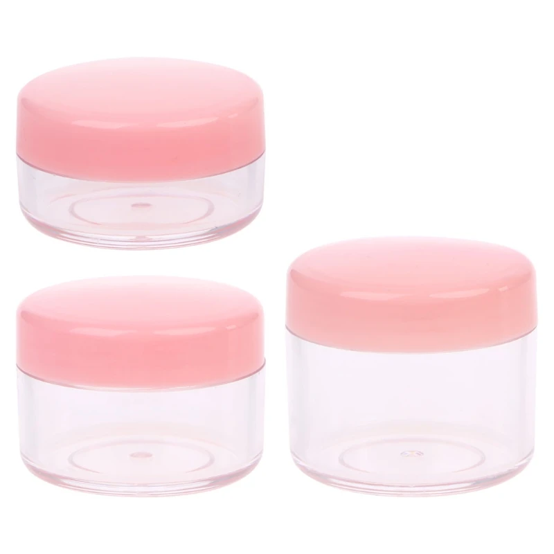 Unique design Mini Sample Bottle Cosmetic Makeup Jar Pot Face Cream Lip Balm Container Travel