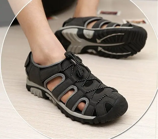 mens hiking sandals closed toe
