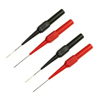 

4pcs/set Car Multimeter Test Lead Extention Back Piercing Needle Tip Probes Tool Auto Oscilloscope Bausatz Acupuncture Tools