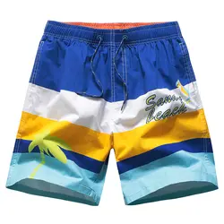 Новый летний Для мужчин Скорость сухой Пляжные шорты 100% Хлопковые фирменные носки праздник Свободные сращивания брюки Мода Повседневное