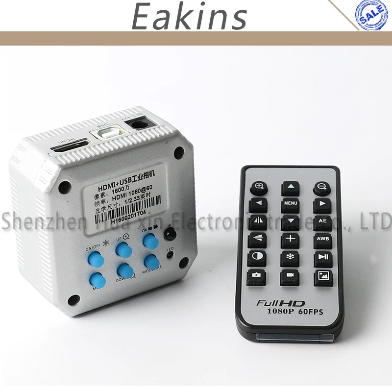 1080P 12MP 4K UHD HDMI 3840*2160 Industrial Digital C mount Video Microscope Camera TF Video Image Storage Measurement Function 2