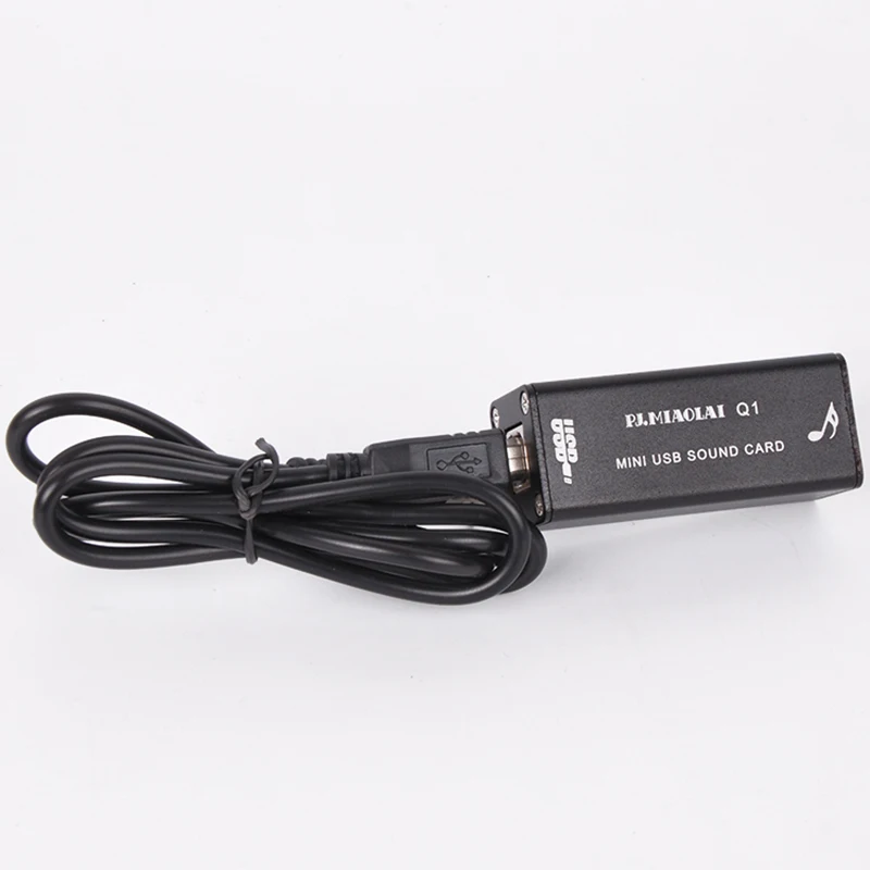 PJ. MIAOLAI Q1 цифровой ПК USB ЦАП ноутбук Настольный компьютер внешняя HiFi звуковая