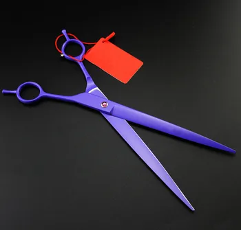 

New Japan 440c purple 9 inch 24cm dog hair clipper pet hair scissor dog grooming shears cat cutting barber hairdressing scissors