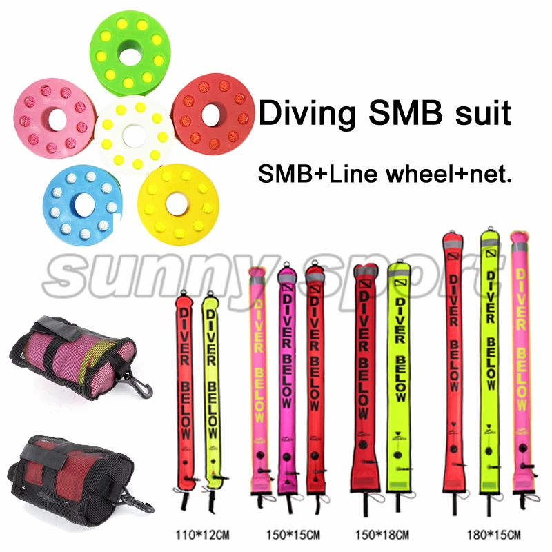scuba diving SMB+Line Diving equipment Surface safety buoy