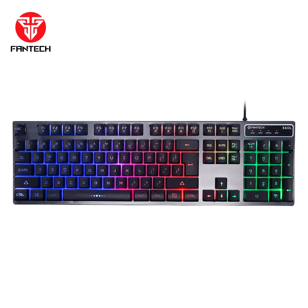 

Fantech K613L Professional Usb Game Backlit Keyboard 104-Key Wired Game Keyboard