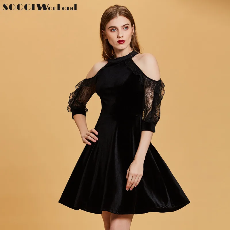 Black Dress with Sleeves