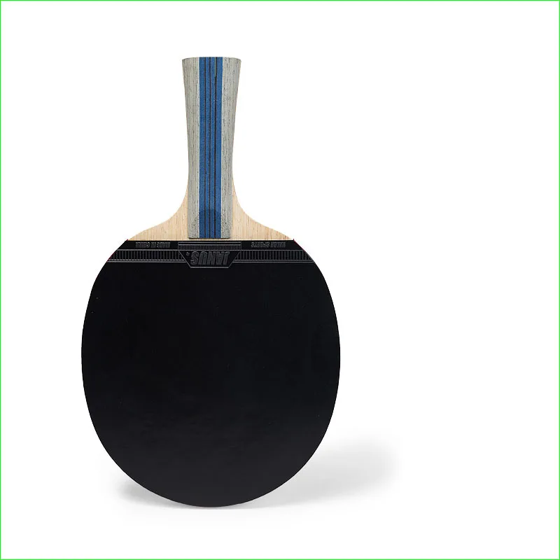 6 نجوم تنس طاولة مضرب مع المطاط مقبض قصير بينغبونغ مضرب المجذاف بات طويل مقبض دفاعي