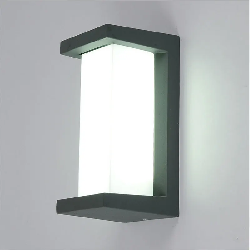 simple waterproof led garden light corridor aisle fence ... on Decorative Exterior Wall Sconce Light Fixtures id=87580