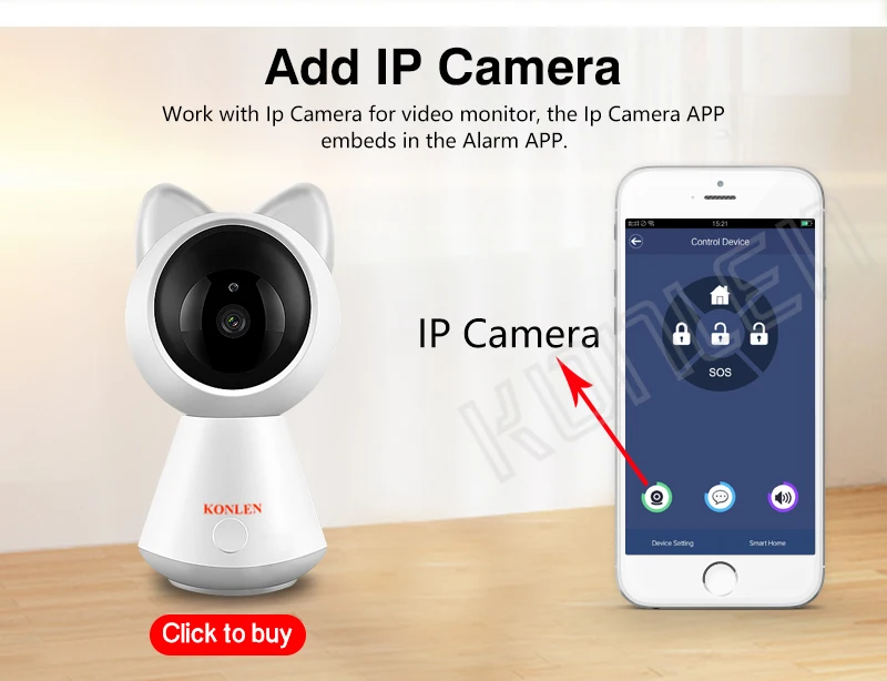 WIFI GSM PSTN Alarm System 06