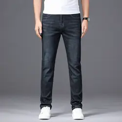 2019 Новые мужские джинсы Для мужчин Жан Homme Для мужчин Классические байкерские мешковатые из джинсовой ткани мужские джинсы дизайнер