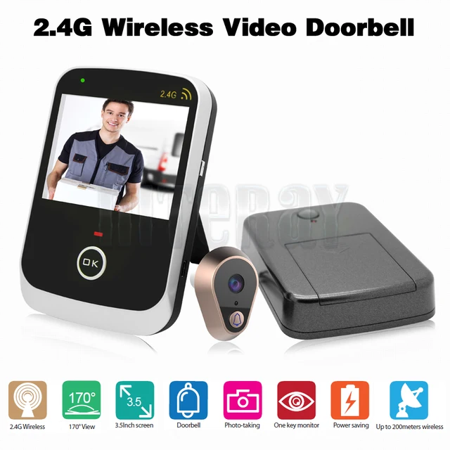 Buy Doorbell House Security Camera for Apartment Door Eye Hole Video Camera