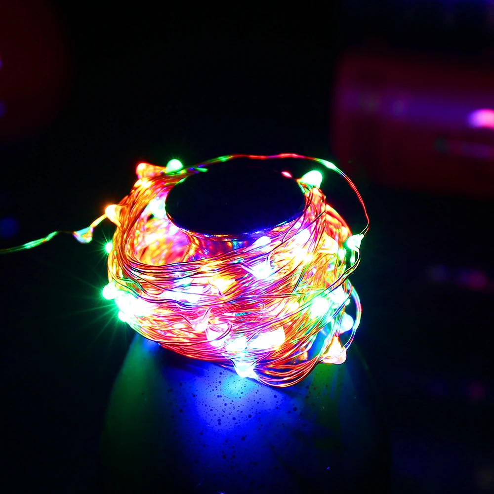 10 м 100 светодиодов USB водонепроницаемые гирлянды для спальни патио вечерние