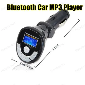 

Bluetooth MP3 PlayerHandsfree Car Kit AUX Hands Free FM Transmitter with Dual USB MP3 SD LCD Car Charger Cigarette Lighter