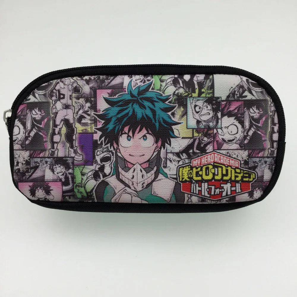 Аниме Boku no Hero Academia пенал чехол для мальчиков и девочек сумка монет косметичка