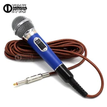 5 метров 6,5 мм штекер Dyanmic Vocal проводной микрофон профессиональный караоке аудио миксер усилитель мощности KTV поют этап