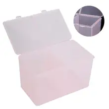 2 сетки хлопковые прокладки контейнер лак с блеском для ногтей порошок органайзер ящик для хранения, маникюр инструмент дизайн ногтей Органайзер