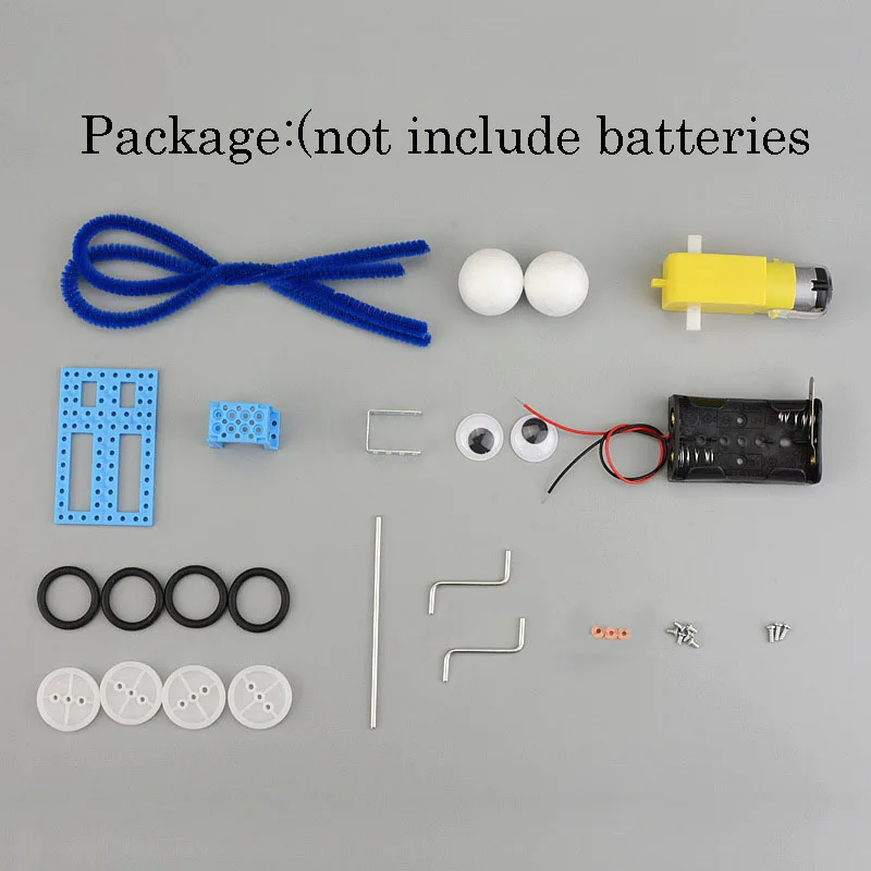  Diy Reptile Robot Animal Technological Invention Creative Electric Toy Handmade Assemble Toys Educa - 32992474675