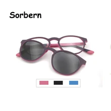 Ultem очки с магнитные солнцезащитные очки Для мужчин поляризационные зажим прямоугольный на солнцезащитные очки для женщин дизайнеры Uv400 Óculos