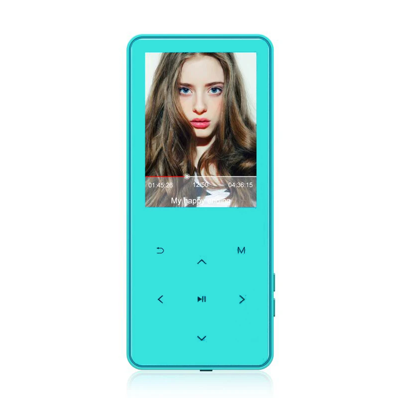 Новый Bluetooth Сенсорный HI FI MP3 музыкальный плеер тонкий Walkman 4G 8G 16G для бега ходьбы и