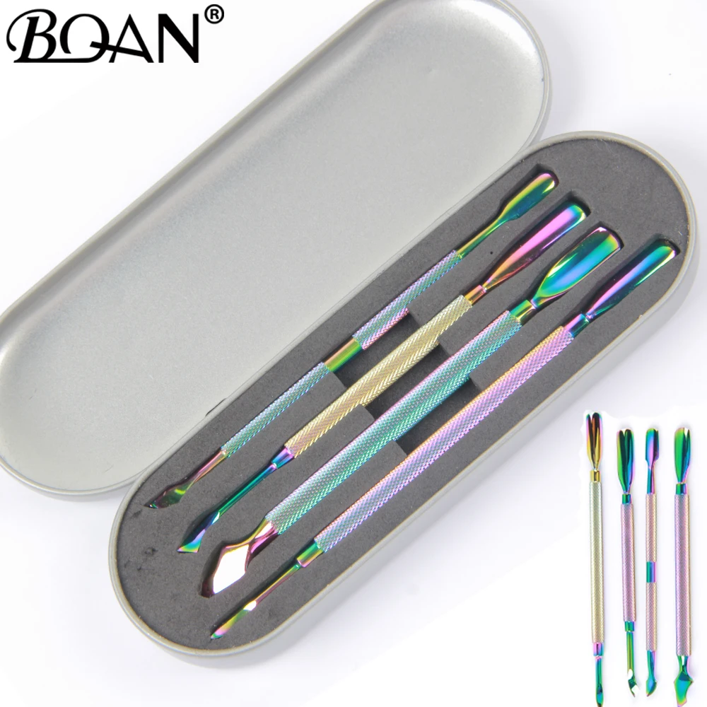 

1Set Triangle Stick Rod UV Gel Polish Remover Wet Paper Nail Care Nail Art Tool Double-ended Pusher & Spoon Dead Skin Peeler