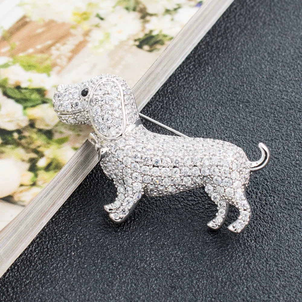 Horse Head CZ Crystal Gold Plated Lapel Pin Gold Plated CZ Crystal Horse Pin