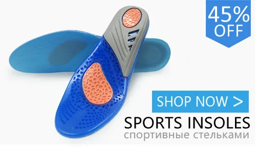 KOTLIKOFF силиконовые гелевые спортивные стельки для ног, массажные стельки, Подошвенный Фасциит, ортопедические аксессуары для обуви