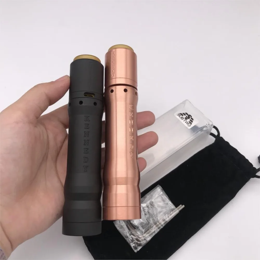 En Ligne Sous deux Kennedy vindicateur Mod Kit 510 mécanique E Cigarette Kit 18650 20700 21700 batterie 26mm diamètre Vape stylos Mod Vape Kit