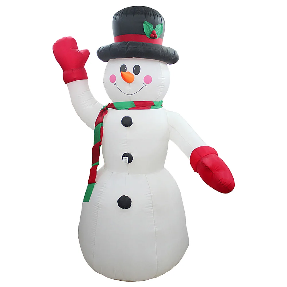 Детский Рождественский костюм снеговика Надувные Костюмы 1,2 м для детей Год Вечерние подарок завышенным одежды