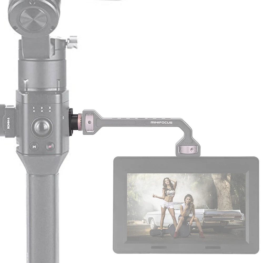 AFVO Rosette Mount Adapter with Mini Magic Arm for DJI Ronin S 3-axis Gimbal AFVO Rosette Mount Adapter with Mini Magic Arm for DJI Ronin S 3-axis Gimbal